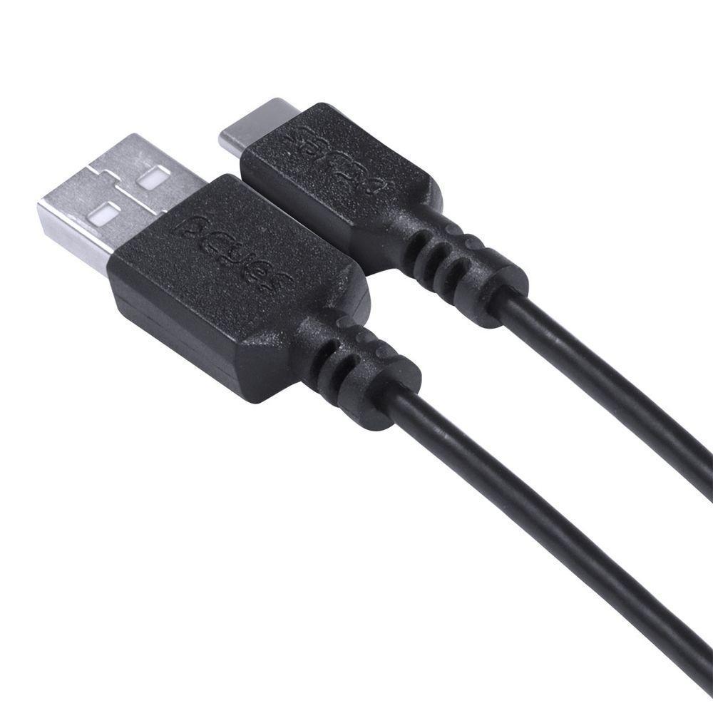 Cabo Para Celular Smartphone Usb A 2.0 Usb Tipo C 1M Preto - 5
