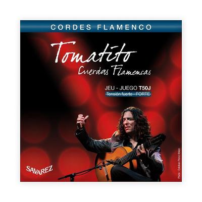 Encordoamento Violão Tomatito T50J Tensão Alta Flamenco Nylon Cristal Savarez