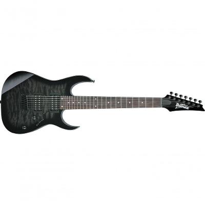 Guitarra 7 Cordas GRG7221QA-TKS Black Sunburst Captação Infinity Ibanez