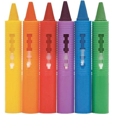 Brinquedo Educativo Giz Mágico 6 Unidades Colorido Polibrinq