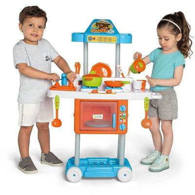 Cozinha de Brinquedo Mr Chef Riva com Pia Fogão e Micro-ondas