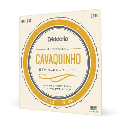Encordoamento Cavaquinho EJ93 Stainless Steel Tensão Média D'Addario