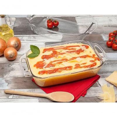 Assadeira Retangular Seletta 2,7L Temperado para Forno Marinex
