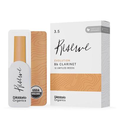 Palheta para Clarineta Organic Reserve Evolution 3.5 com 10 Unidades DD Woodwinds