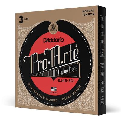 Encordoamento Violão Nylon EJ45-3D 3 Jogos Pro-Arté D'Addario