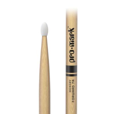 Baqueta Promark TX7AN Forward 7A Ponta Nylon Ovalada Amadeirado