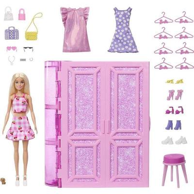 Boneca Barbie Fashion Closet dos Sonhos com Acessórios Mattel