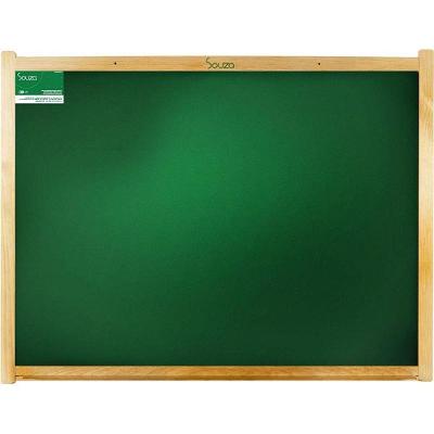 Quadro Escolar Souza Office Pinus Natural 150x120cm Verde