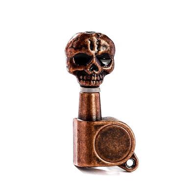 Tarraxa para Guitarra J07SKL-ABR-R6 Bronze Relic Caveira R6 Spirit