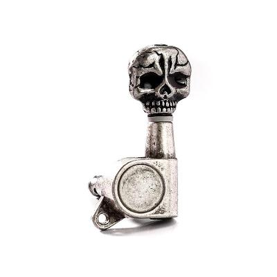 Tarraxa para Guitarra J07SKL-ASV-L6 Caveira Canhoto Prata Relic Spirit