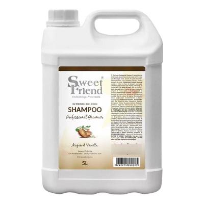 Shampoo Professional Groomer Argan e Vanilla Pelos 5L
