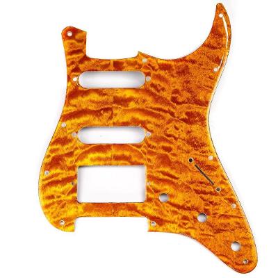 Escudo para Guitarra Am Strat HSS Amarelo Texturizado Spirit