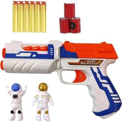 Kit Lançador Dardo Pistola Astronauta 12 Peças Wellmix