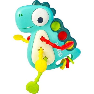 Mordedor e Chocalho Interativo Dino para Bebês +4 Meses Toy Mix