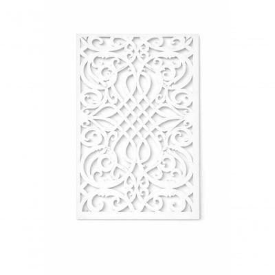 Divisor de Ambiente Cobogó MDF 3mm M0001 29x19cm Branco