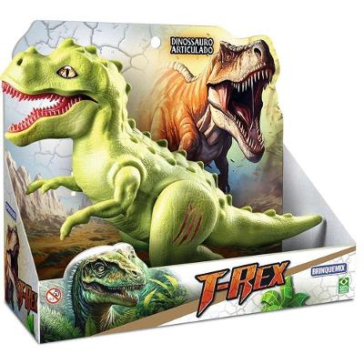 Dinossauro T-Rex Articulado Interativo Articulações Móveis Brinquemix