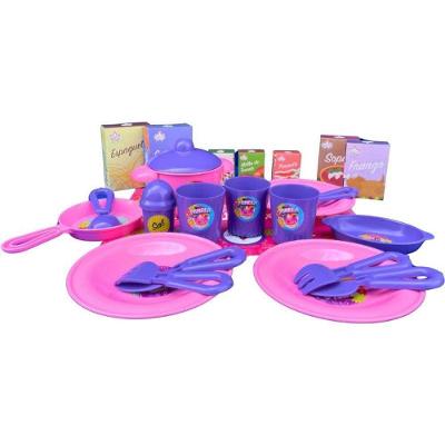 Kit Brinquedo de Casinha Meu Jantarzinho com Acessórios Big Star Brinquedos