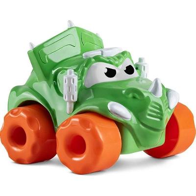 Carrinho Kart Dinossauro Vinil Atóxico Macio para Bebê Samba Toys