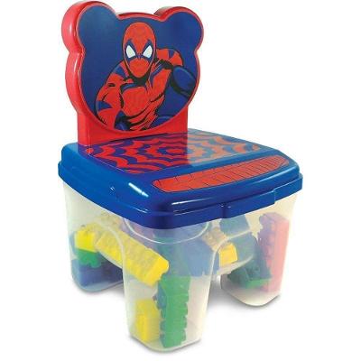 Brinquedo de Montar Spider Cadeira Toy Blocos 24 Peças GGB Plast