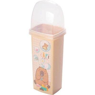 Porta Escova de Dentes Capivara Dental Case 290ML BPA Free Infantil Plasútil