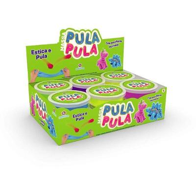 Massa para Modelar Pula e Molda Superleve 25g Display 12 Polibrinq