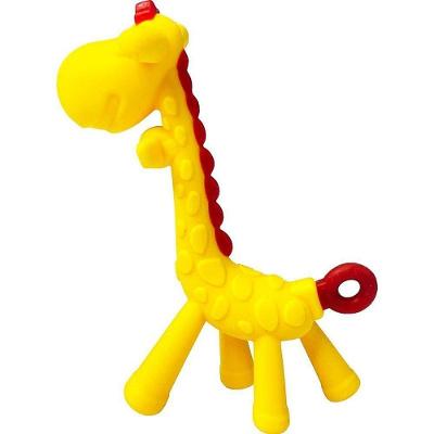 Brinquedo Girafinha de Silicone Amarelo Livre de BPA Toy Mix