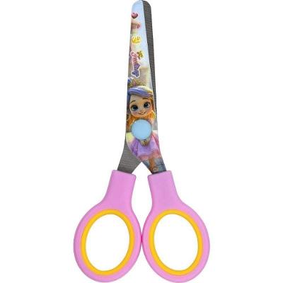 Tesoura Escolar BRW Fantasy Princesa Decorada 13cm