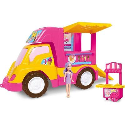 Playset Sorveteria da Judy Food Truck com Caminhão Adesivado Samba Toys