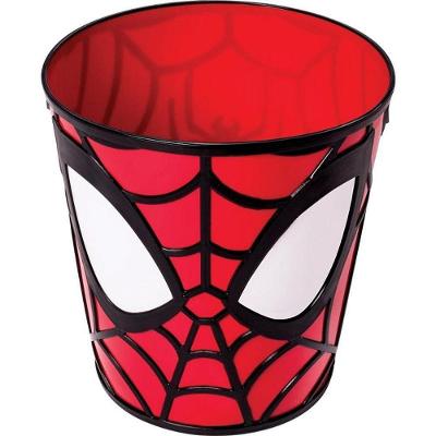 Balde para Pipoca Homem-Aranha 3D 2,1L Polipropileno Vermelho Plasútil
