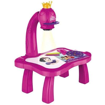 Mesa Projetora de Desenho Princesas Disney 2 em 1 Rosa Multikids