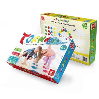 Jogo de Mesa Tornado com Tapete e Roleta Brincadeira de Criança