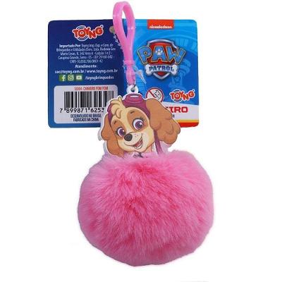 Chaveiro Patrulha Canina com Pompom Sortido 24 Unidades Toyng