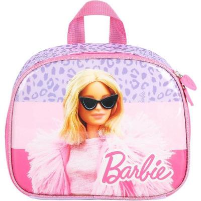 Lancheira Térmica Barbie Violeta Alças Mão e Costas Luxcel