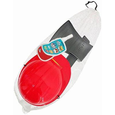 Kit de Fantasia Infantil Bombeiro Pacote com 3 Vermelho Le Plastic