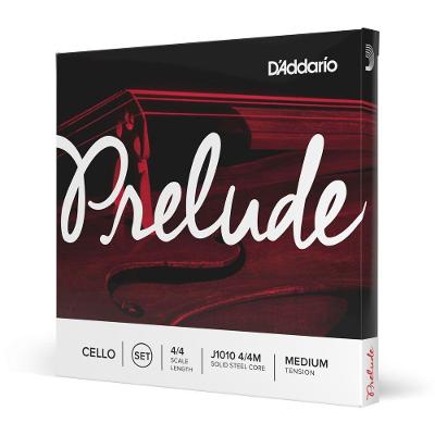 Encordoamento Violoncelo D'Addario Prelude J1010 4-4M Tensão Média