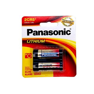Bateria Panasonic 2CR5 6V 1550mAh Longa Duração