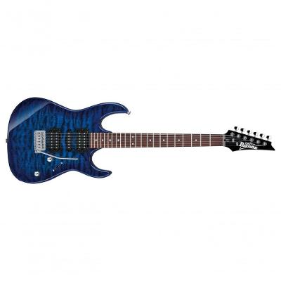 Guitarra Elétrica RG GIO GRX70QA-TBB 6 Cordas Transparent Blue Burst Ibanez