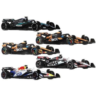 Kit Miniatura Hot Wheels Fórmula 1 Premium 1:64 com 8 Carros Mattel