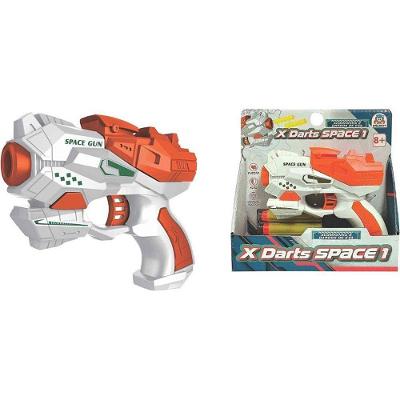 Lançador X Darts Space 1 com 3 Dardos de Espuma Braskit