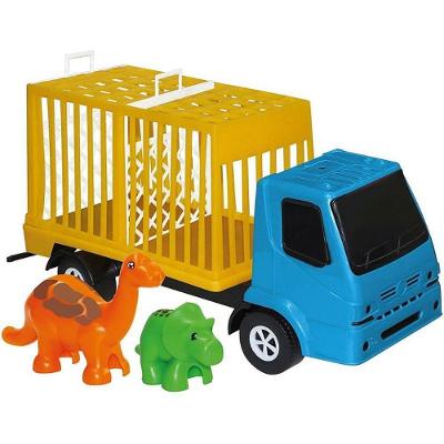 Caminhão de Brinquedo Dino Truck com 2 Bonecos Turma do Dino Monte Líbano