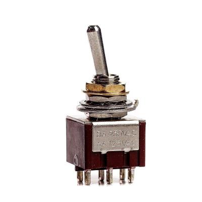 Chave Seletora Mini Toggle M205-GD 2 Posições Guitarra Dourada Spirit