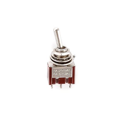 Chave Seletora Mini M105-NI 2 Posições Toggle Guitarra Niquelada Spirit