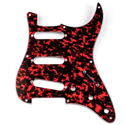 Escudo Guitarra Am Strat SSS 3 Camadas Preto Tortoise Shell Spirit 090-BT