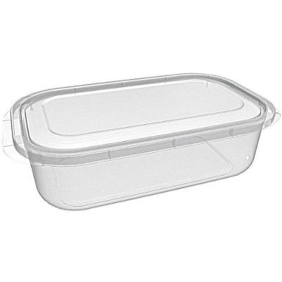 Pote Plástico Retangular Alto Grande 4,6L Transparente Nitron Plast