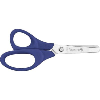 Tesoura Escolar Mundial para Canhoto Cabo Plástico 12CM 12 Unidades Preta