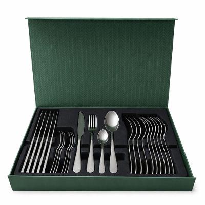 Faqueiro Prime Inox 24 Peças Aço Inox Polido para Cozinha Carisma