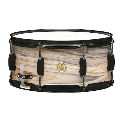 Caixa para Bateria Woodworks WP1465BK-NZW Natural Zebrawood Wrap Tama Drums