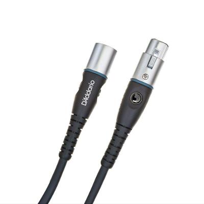Cabo para Microfone PW-M-10 XLR 3,05m Blindagem Preto D'Addario