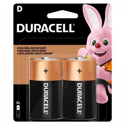 Pilha Alcalina Duracell Grande D 12 Unidades 6 Blisters