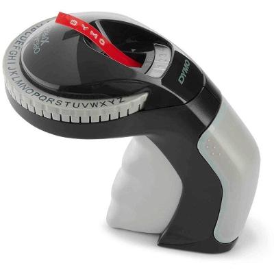 Rotulador Manual Imex Organizer Express com 3 Fitas Preto e Cinza